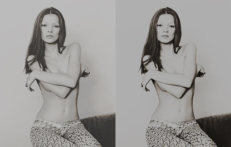 Kate Moss 2 Iconic Photography by Michel Haddi 9