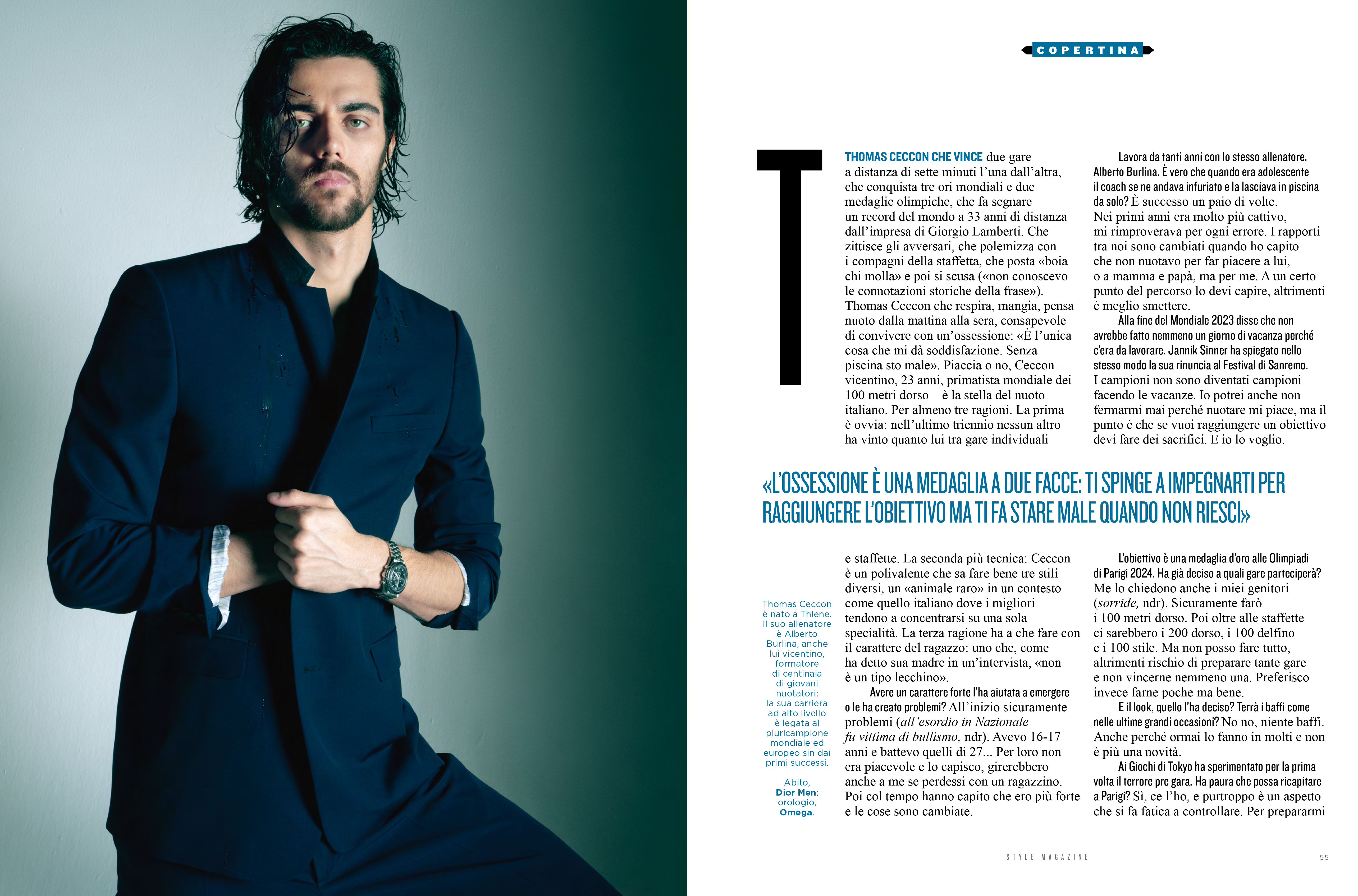 Style Magazine Italy/Thomas Ceccon 2024 Iconic Photography by Michel Haddi 2