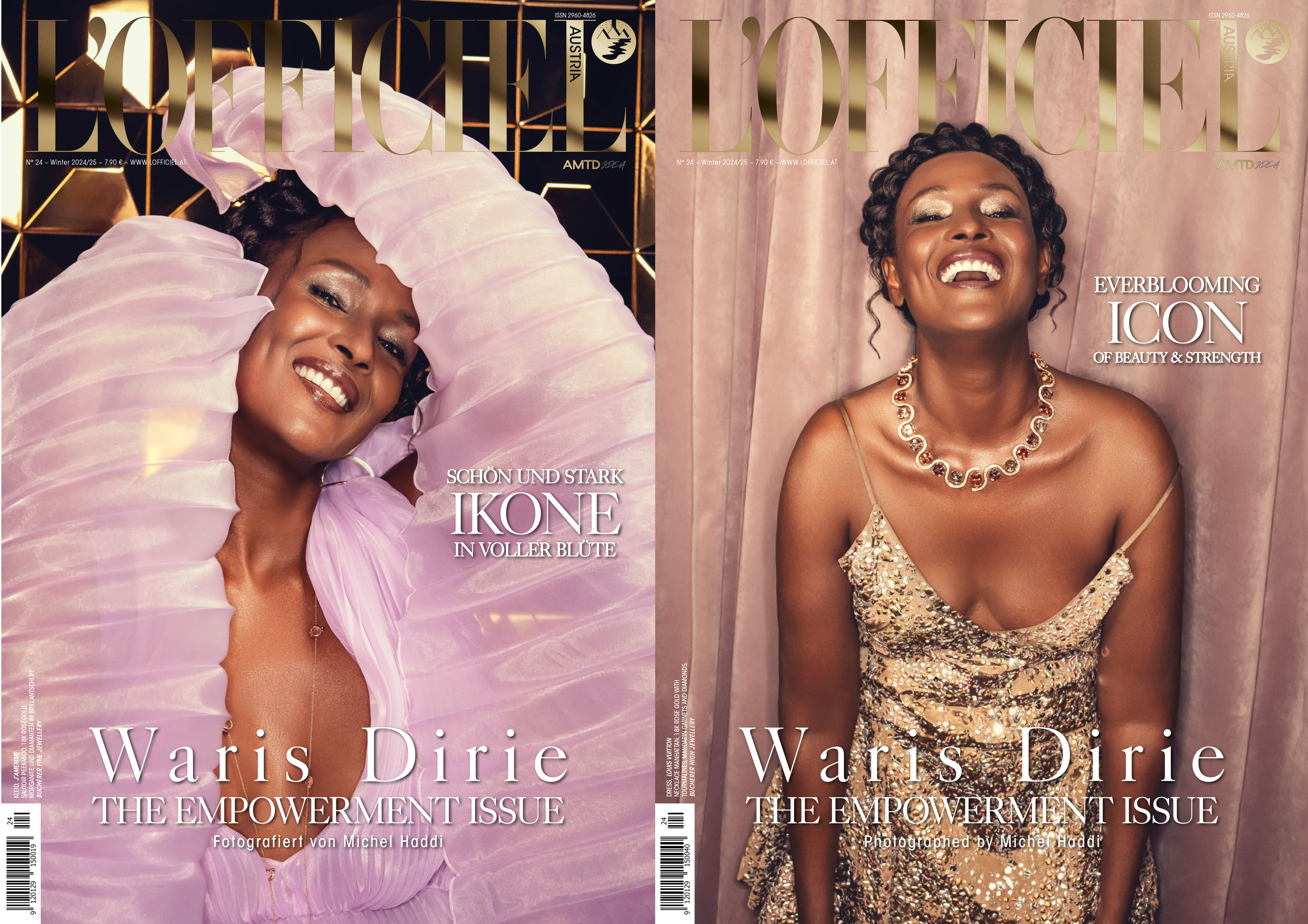 L'Officiel Austria Winter 2024 Iconic Photography by Michel Haddi 0