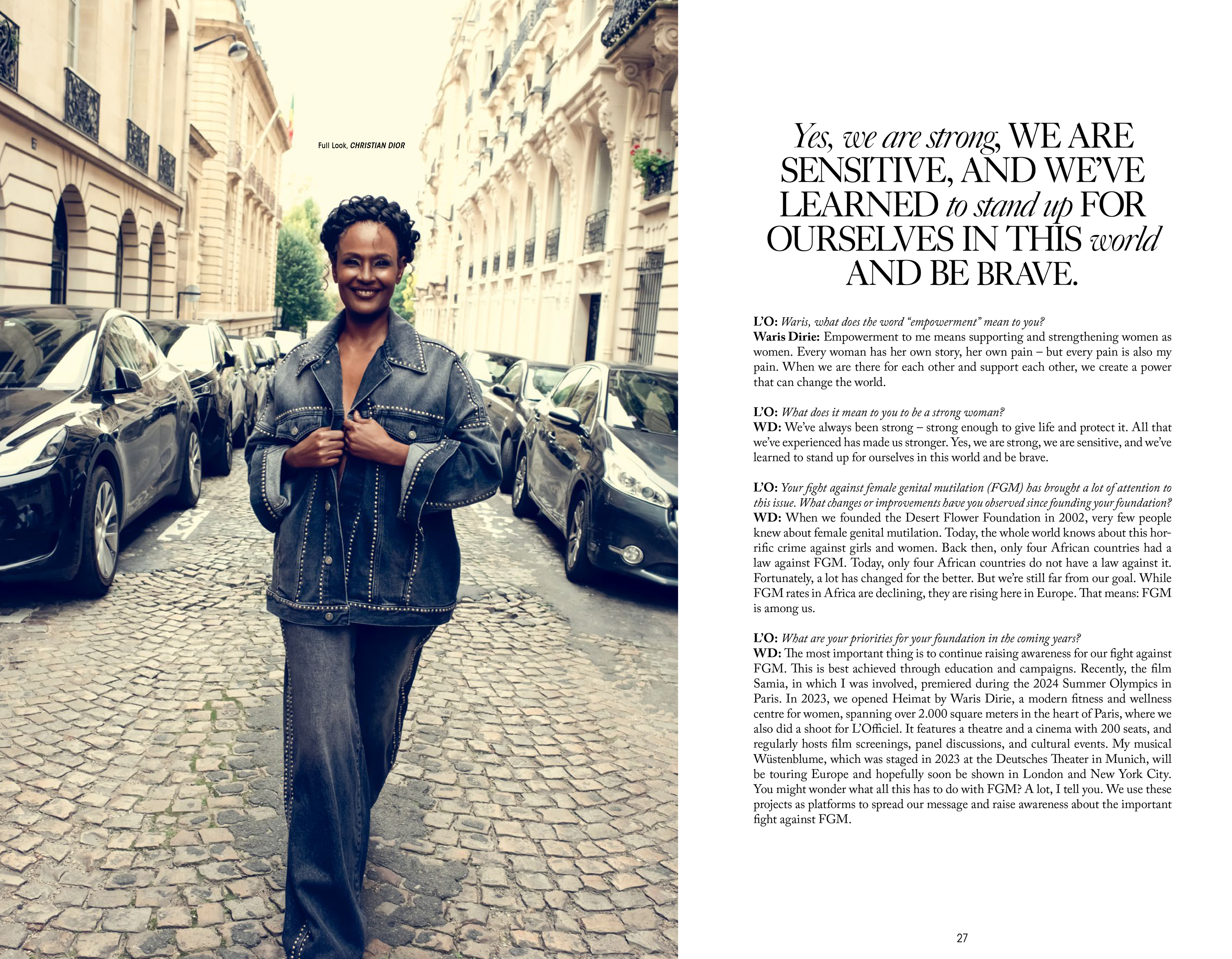 L'Officiel Austria Winter 2024 Iconic Photography by Michel Haddi 3